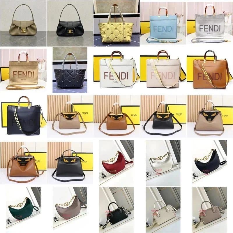 Fendi Baguette, Peekaboo, and Sunshine Tote Bags [40 styles]