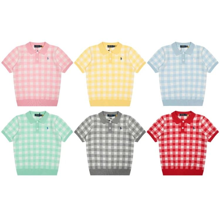 Polo Ralph Lauren Gingham Knit Polo Shirt